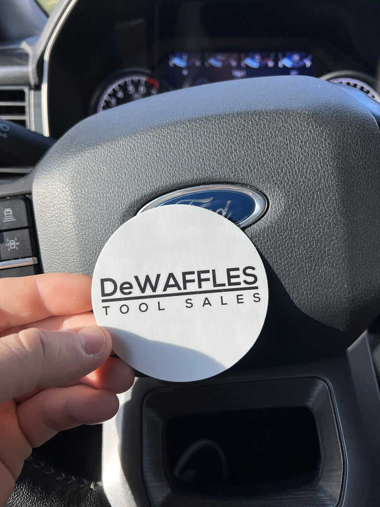 DeWaffles Sticker